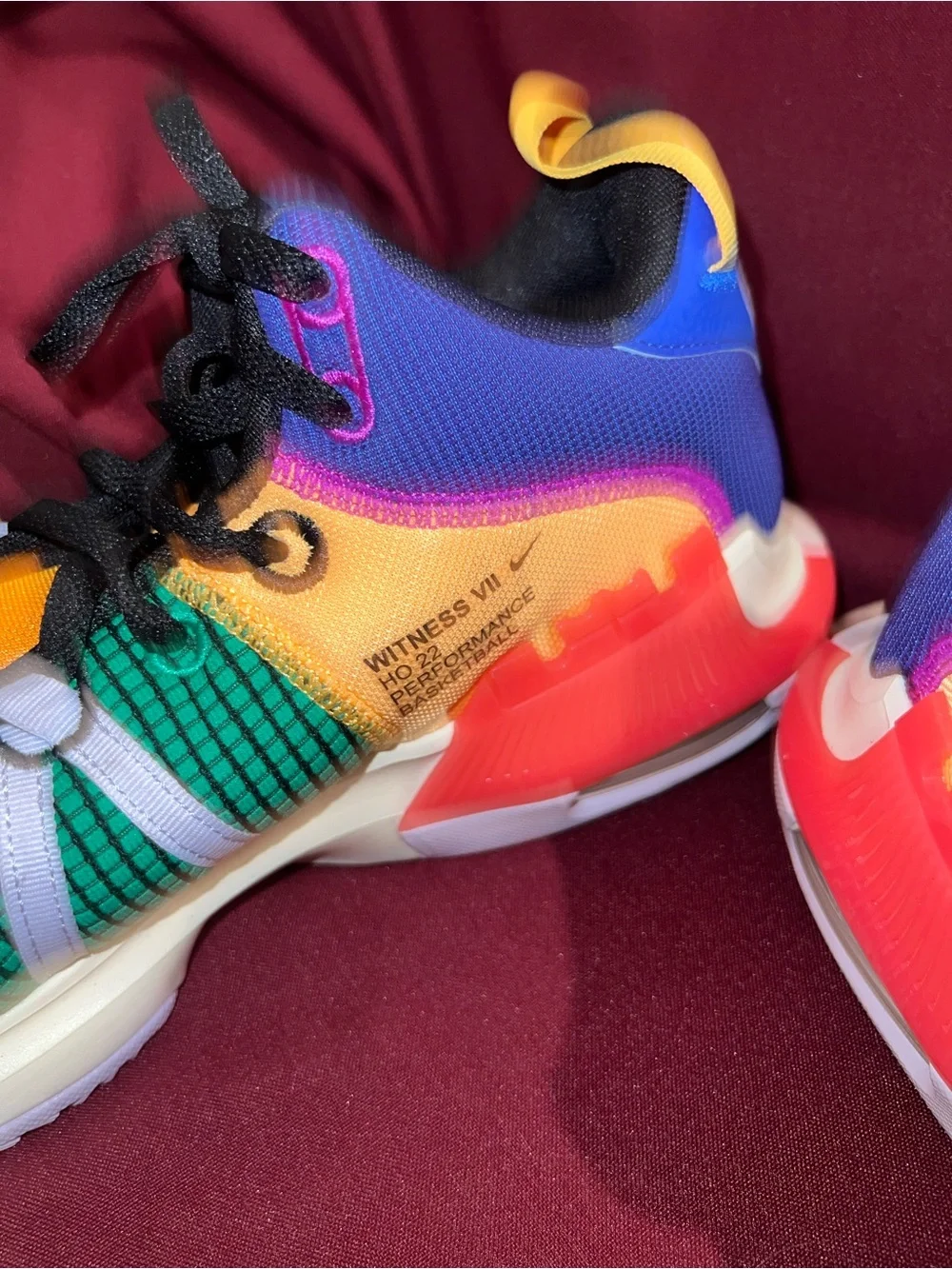 Nike LeBron witness Vll multicolor shoes size 13